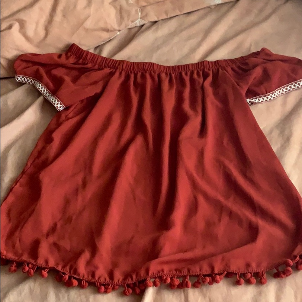 Off the shoulder blouse